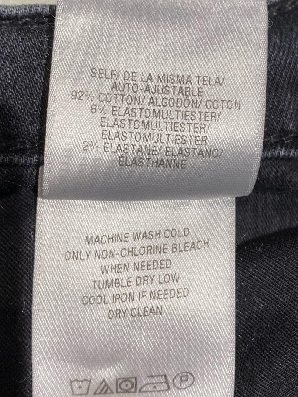 Hudson Barbara Super Skinny Black Distressed Jeans, size 28 - Picture 4 of 6